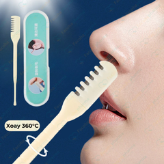 Dụng cụ tỉa lông mũi cầm tay tiện lợi, chất liệu thép không rỉ bền bỉ