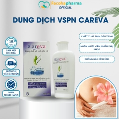 Dung dịch vệ sinh phụ nữ Careva hỗ trợ trị viêm, làm sạch, khử mùi hôi (chai 100ml)