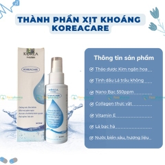 Dung dịch vệ sinh phụ nữ dạng xịt Koreacare giúp khử mùi, giảm ngứa (80ml)