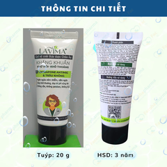 Dung dịch vệ sinh phụ nữ Lavima chiết xuất tự nhiên kháng viêm, duy trì PH tuýp 20g