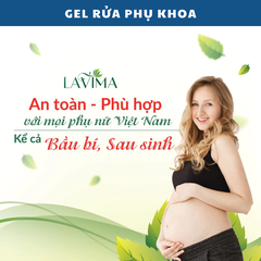 Dung dịch vệ sinh phụ nữ Lavima chiết xuất tự nhiên kháng viêm, duy trì PH tuýp 20g