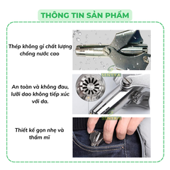 Dụng cụ tỉa lông mũi cầm tay tiện lợi, chất liệu thép không rỉ bền bỉ - Dạng que