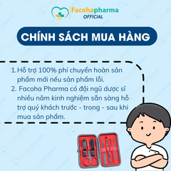 Bộ cắt móng tay 7 món cao cấp chất liệu thép không rỉ bền bỉ