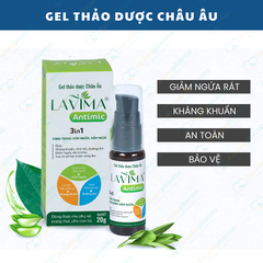Gel bôi phụ khoa Lavima 3 in1 giúp kháng khuẩn giảm ngứa 20g/lọ