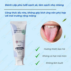 Gel vệ sinh lưỡi giúp thơm miệng và loại bỏ vi khuẩn, mảng bám gây mùi khó chịu