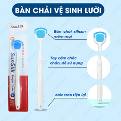 Gel vệ sinh lưỡi giúp thơm miệng và loại bỏ vi khuẩn, mảng bám gây mùi khó chịu