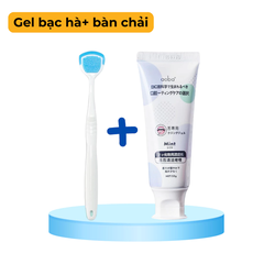 Gel vệ sinh lưỡi giúp thơm miệng và loại bỏ vi khuẩn, mảng bám gây mùi khó chịu