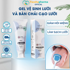 Gel vệ sinh lưỡi giúp thơm miệng và loại bỏ vi khuẩn, mảng bám gây mùi khó chịu
