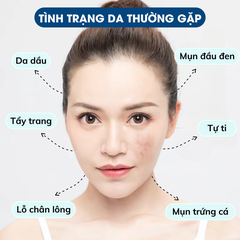 Giấy thấm dầu da mặt chiết xuất nước hoa giúp làm sạch bòng dầu 100 miếng/hộp