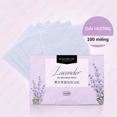 Giấy thấm dầu da mặt chiết xuất nước hoa giúp làm sạch bòng dầu 100 miếng/hộp