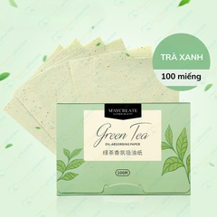 Giấy thấm dầu da mặt chiết xuất nước hoa giúp làm sạch bòng dầu 100 miếng/hộp