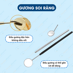 Dụng cụ lấy cao răng bằng tay tại nhà giúp tự làm sạch răng miệng dễ dàng