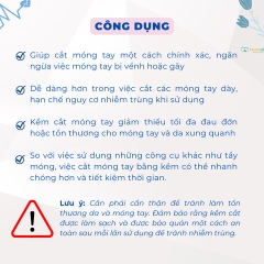 Kềm cắt da móng tay tiện lợi và bộ dụng cụ vệ sinh móng chuyên dụng