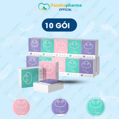 Khăn giấy khô mini bỏ túi nhỏ gọn giúp giữ vệ sinh cá nhân mọi nơi gói 7 tờ