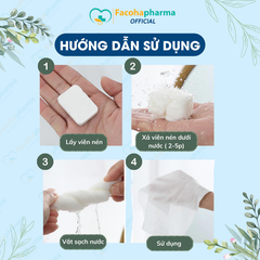 Khăn nén du lịch Hàn Quốc dùng lau mặt, lau tay nhỏ gọn tiện lợi, siêu thấm hút