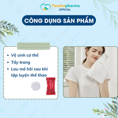 Khăn nén du lịch Hàn Quốc dùng lau mặt, lau tay nhỏ gọn tiện lợi, siêu thấm hút