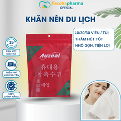 Khăn nén du lịch Hàn Quốc dùng lau mặt, lau tay nhỏ gọn tiện lợi, siêu thấm hút