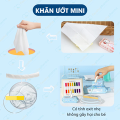 Khăn giấy ướt mini bỏ túi tiện lợi, nhỏ gọn giúp duy trì vệ sinh cá nhân mọi lúc