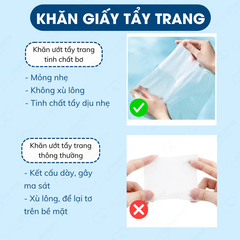 Khăn ướt tẩy trang chiết xuất bơ tươi giúp ngừa mụn, làm sạch sâu
