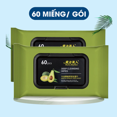 Khăn ướt tẩy trang chiết xuất bơ tươi giúp ngừa mụn, làm sạch sâu