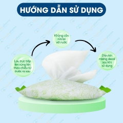 Khăn ướt vệ sinh vùng kín phụ nữ Lavima tiện lợi, an toàn (10 tờ/gói)