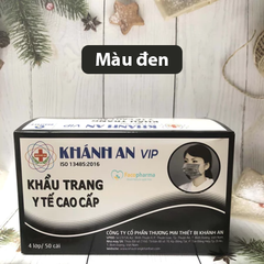 Khánh An Khẩu trang Xám 4 lớp Loại 1 KAKTL1O - 1 Hộp