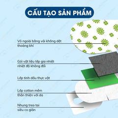 Mặt nạ mắt nóng giúp thư giãn cho mắt, giảm quần thâm hộp 5 cái