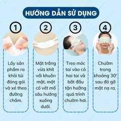Mặt nạ mắt nóng giúp thư giãn cho mắt, giảm quần thâm hộp 5 cái