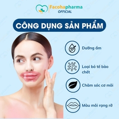 Mặt nạ ngủ cho môi collagen giúp cấp ẩm sâu, giảm thâm, phục hồi da khô nứt