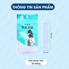 Miếng dán cố định quần áo bằng keo 2 mặt bền bỉ bịch 10 miếng