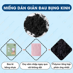 Miếng dán giảm đau bụng kinh giúp làm ấm cơ thể, giảm đau hiệu quả