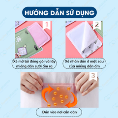 Miếng dán giảm đau bụng kinh giúp làm ấm cơ thể, giảm đau hiệu quả