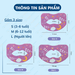 Miếng dán miệng khi ngủ giúp giảm tiếng ngáy, cải thiện chất lượng giấc ngủ