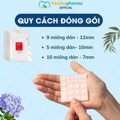 Miếng dán mụn gom cồi trong suốt bảo vệ mụn, che khuyết điểm gói 24 miếng