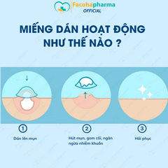 Miếng dán mụn gom cồi trong suốt bảo vệ mụn, che khuyết điểm gói 24 miếng