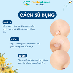 Miếng dán mụn gom cồi trong suốt bảo vệ mụn, che khuyết điểm gói 24 miếng