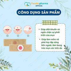 Miếng dán mụn cóc lành tính giúp loại bỏ, ngăn chặn mụn cóc (6 miếng)