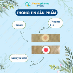 Miếng dán mụn cóc lành tính giúp loại bỏ, ngăn chặn mụn cóc (6 miếng)