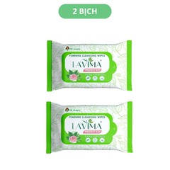 Khăn ướt vệ sinh vùng kín phụ nữ Lavima tiện lợi, an toàn (10 tờ/gói)