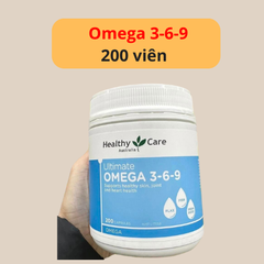 Viên uống Healthy Care Omega 3-6-9 hỗ trợ tim mạch giúp tăng cường thị lực và sức đề kháng