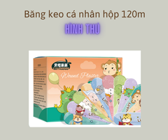 Băng keo cá nhân hình dễ thương chống thấm nước hộp 120 miếng