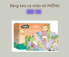 Băng keo cá nhân hình dễ thương chống thấm nước hộp 120 miếng