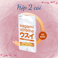 Bao cao su siêu mỏng Xtreme tăng cảm giác chân thật, chất lượng cao cấp từ Nhật Bản, bcs Sagami bảo đảm an toàn giá rẻ