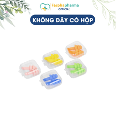 Nút bịt tai chống ồn chất liệu silicon giúp ngủ ngon giấc, bảo vệ tai
