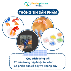 Nút bịt tai chống ồn chất liệu silicon giúp ngủ ngon giấc, bảo vệ tai