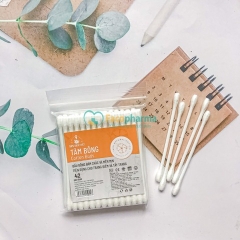 Tăm bông Cotton Buds Bông Bạch Tuyết dùng vệ sinh tai, chăm sóc vết thương