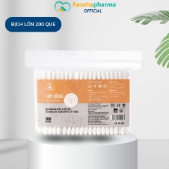 Tăm bông Cotton Buds Bông Bạch Tuyết dùng vệ sinh tai, chăm sóc vết thương