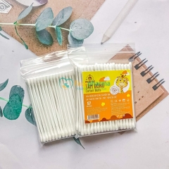 Tăm bông trẻ em Bông Bạch Tuyết 100% bông xơ tự nhiên mềm mại