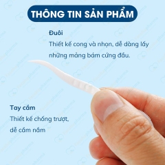 Tăm chỉ nha khoa Oraltana Nhật Bản làm sạch kẽ răng hiệu quả (50 cây/hộp)