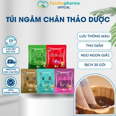 Thảo dược ngâm chân thải độc lưu thông khí huyết, giảm đau nhức xương khớp